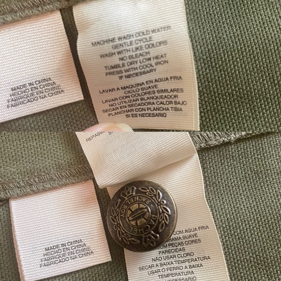 RACHEL Rachel Roy Sage Green Jacket size 10 - Picture 11 of 11